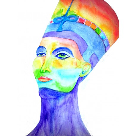 Queen Nefertiti in Color